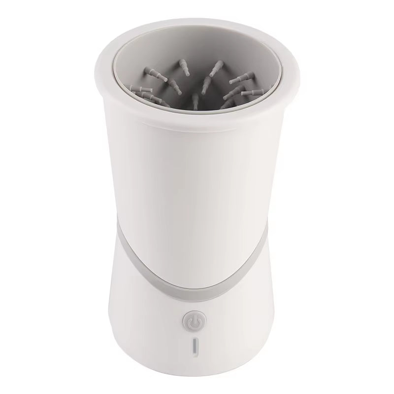 Electric dog paw washer with cleaning cup for dogs and cats