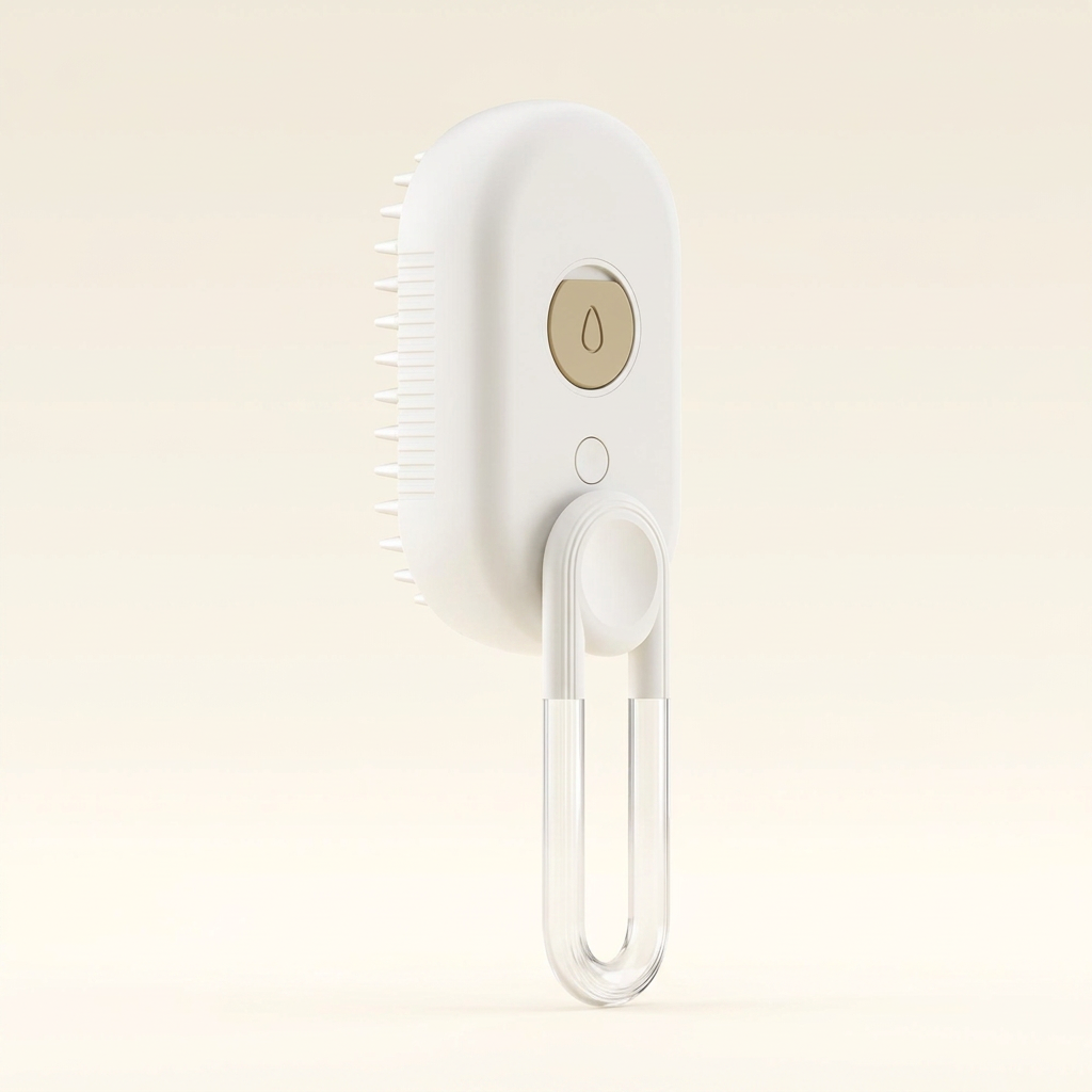 Pet Steam Brush hero product shot on cream background