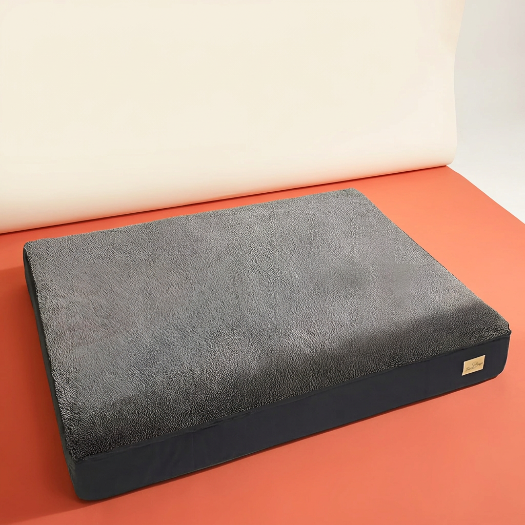 Jumbo Washable Dog Bed on coral surface
