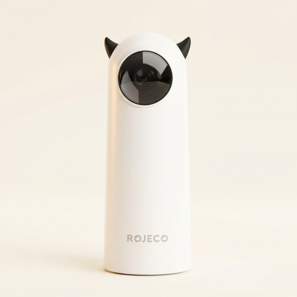 Automatic Laser Cat Toy hero product shot on cream background