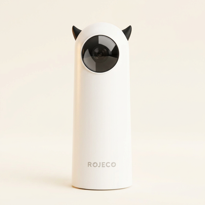 Automatic Laser Cat Toy hero product shot on cream background