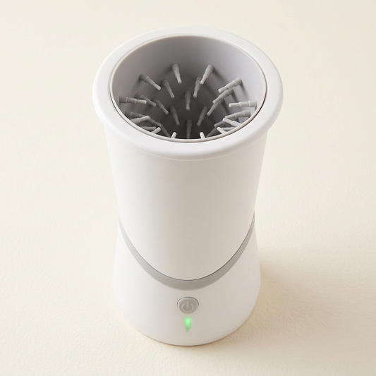 Electric Paw Washer hero product shot on cream background